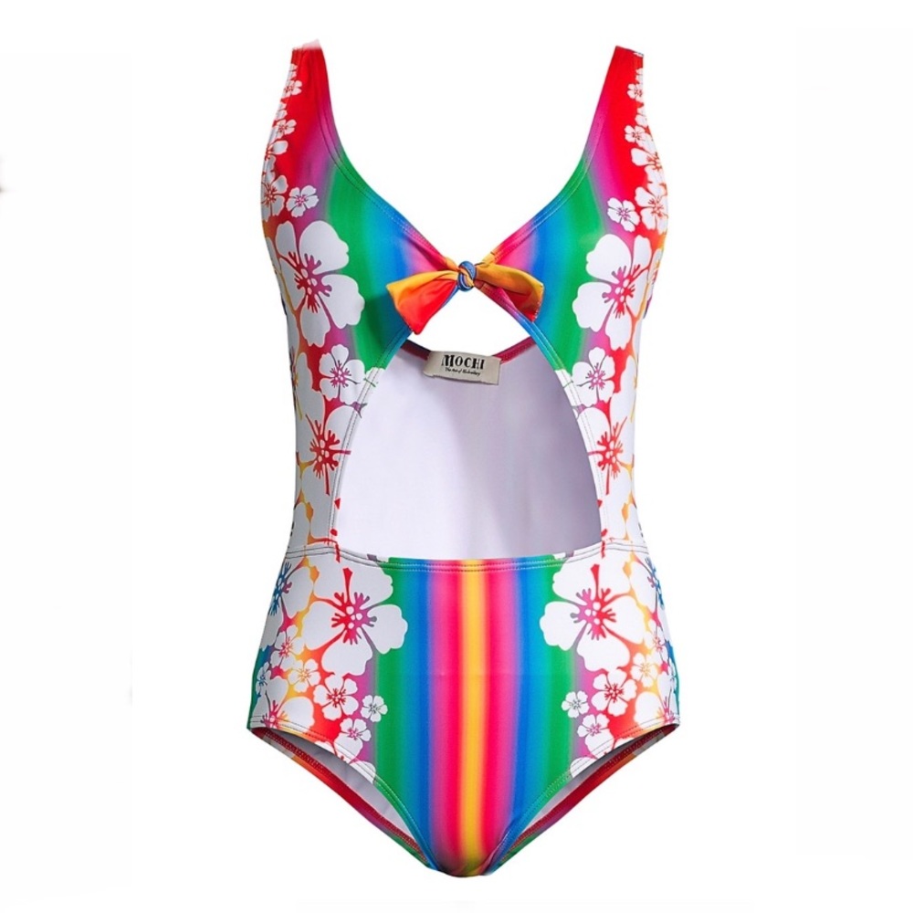 ALL THINGS MOCHI | Mila Striped Crossover 1-Piece